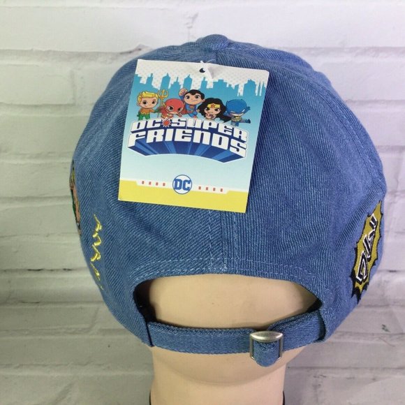 DC Super Friends Justice League Embroidered Hat - Picture 4 of 7